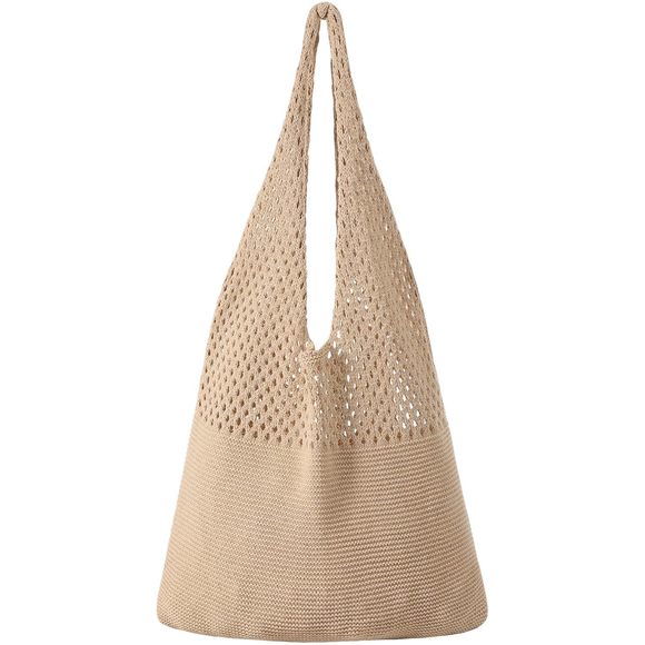 Crochet Beach Tote Bags, Stylish Mesh Beach Bags Shoulder Bag, Cute ^-^ - Picture 1 of 8